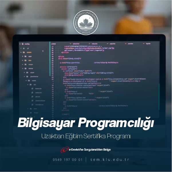 BİLGİSAYAR PROGRAMCILIĞI EĞİTİMİ	